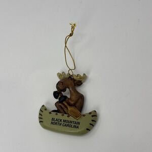 Barefoot Collections Moose Black Mountain North Carolina Park Souvenir Ornament